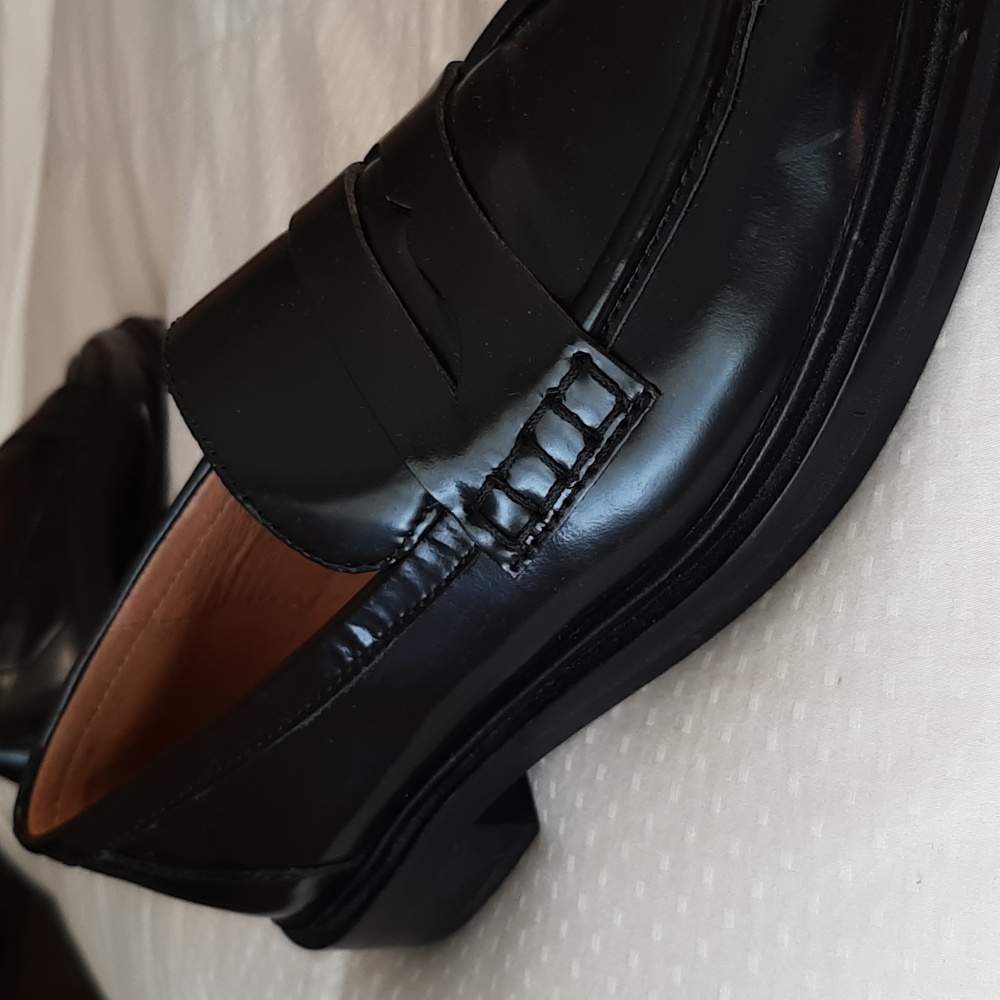 Madewell Black Leather Loafers - Picture 10 of 11